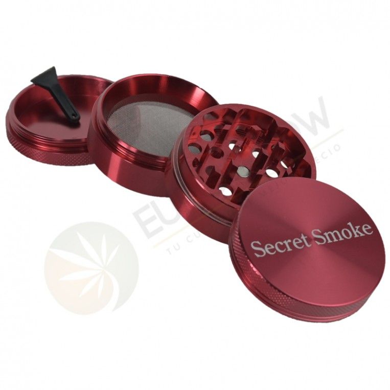 Grinder Secret Smoke Polinizador 4 Partes