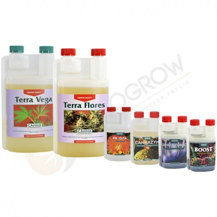  Kit Starter Pack de Abono / Fertilizantes para el Cultivo Canna (Tierra)