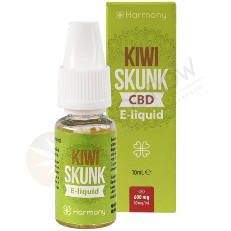 Harmony Kiwi Skunk liquido CBD 10ml, 30-600 mg CBD - Harmony liquido: 600mg  CBD