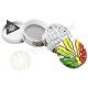 Grinder White Leaf 4 Partes 50 mm