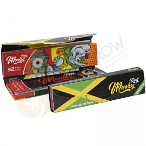Comprar Klassische Zigarettenpapiere + jamaikanische Monkey King-Filter