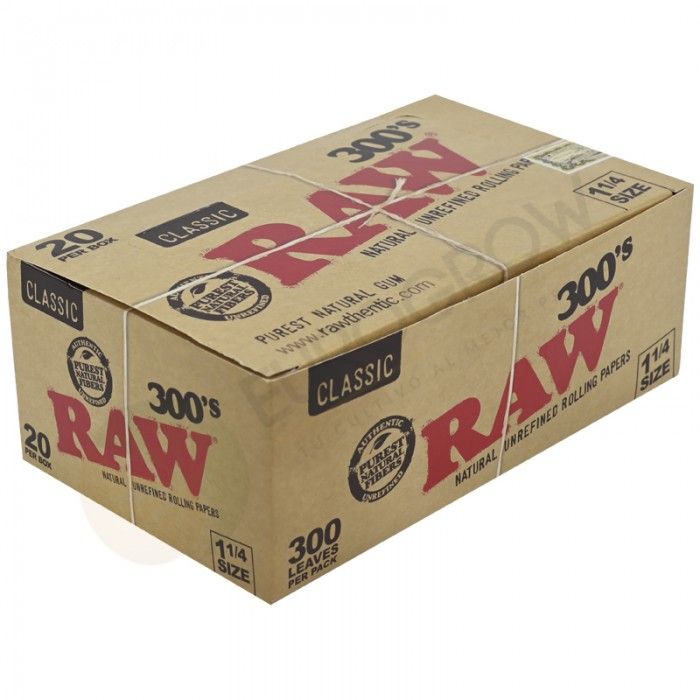 Caja de papel de fumar Raw 300 hojitas ¡Cómpralos al mejor precio!