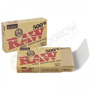 Comprar RAW Naturpapier 500 1/4 Rolling Smoking Leaves