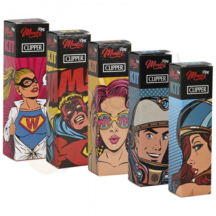 Clipper + Pack Comic Monkey de papel y filtros.