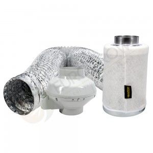 Comprar Kit ventilación carbon 150mm VK