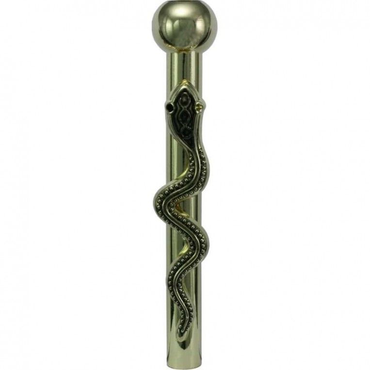 Metal Sniffer Dorado Serpiente 6 Cm