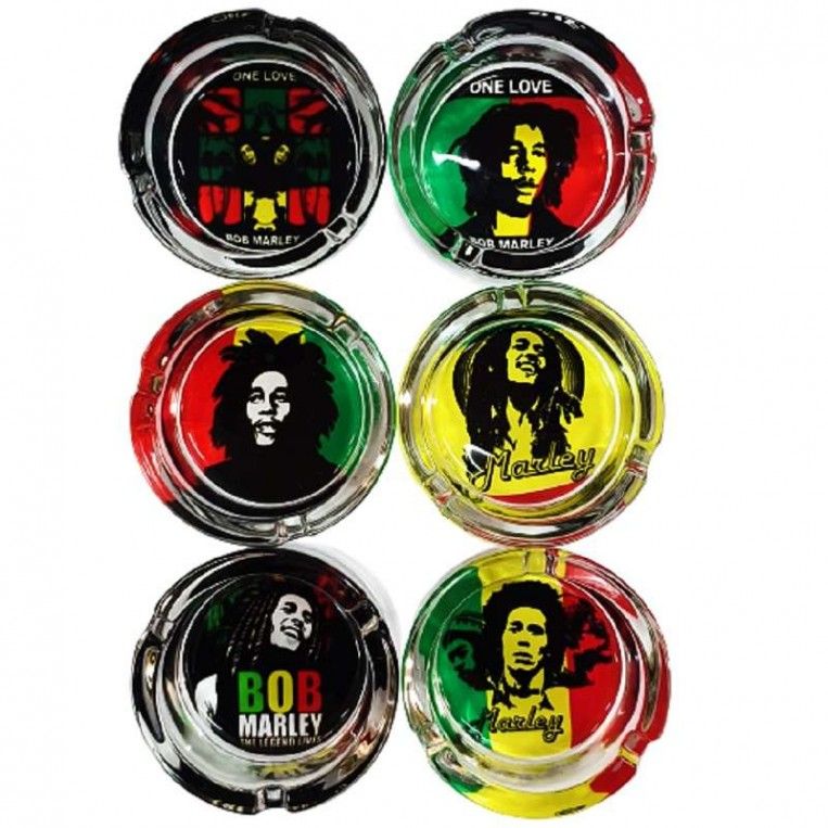 Cenicero Cristal Bob Marley