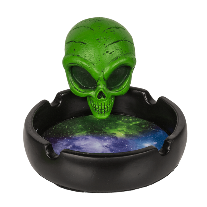 Comprar Cenicero Alien cabeza verde