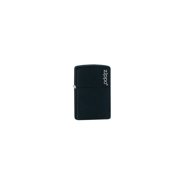 Mechero Zippo Black Matte Logo