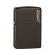 Mechero Zippo Brown Matte Logo