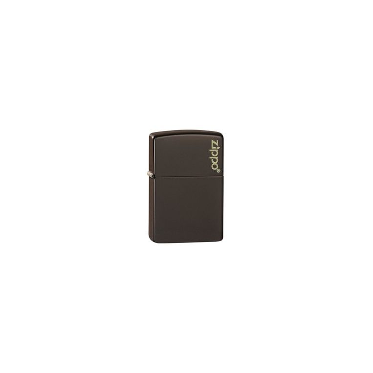 Mechero Zippo Brown Matte Logo