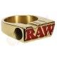 Raw Anillo Oro Talla 10- 21mm