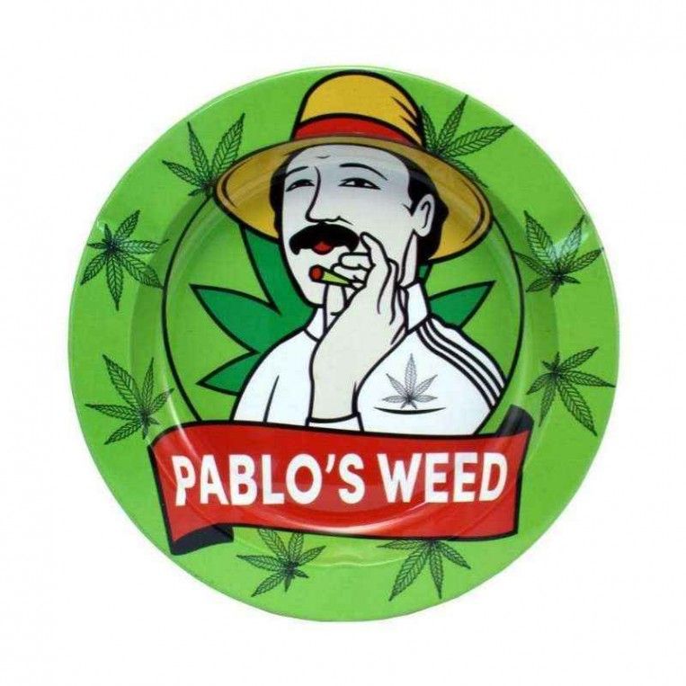 Cenicero De Metal Pablo Weed