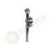 Metal Sniffer Plateado Calavera Pirata 6cm