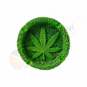 Comprar Amsterdam Green Leaf Aschenbecher aus Kunstharz
