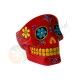 Cenicero de resina Calavera Mexicana Roja