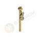 Metal Sniffer Dorado Euro Diamantes 6cm