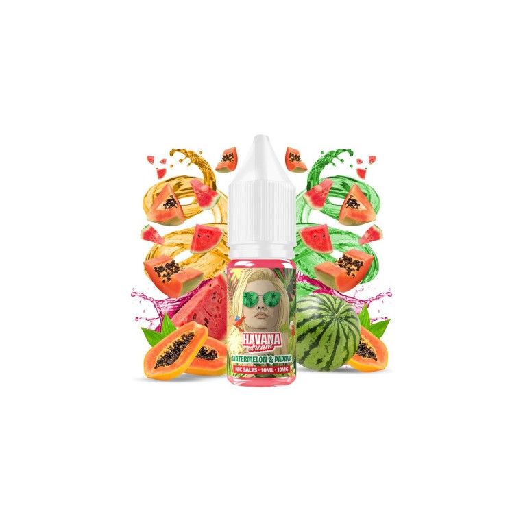 Wassermelonen-Papaya-Salze 10 ml von Havana Dream 20 mg Nikotin