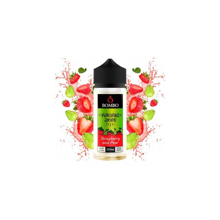 Strawberry and Pear 10ml - Wailani Juice Nic Salts by Bombo 20 mg Nicotina