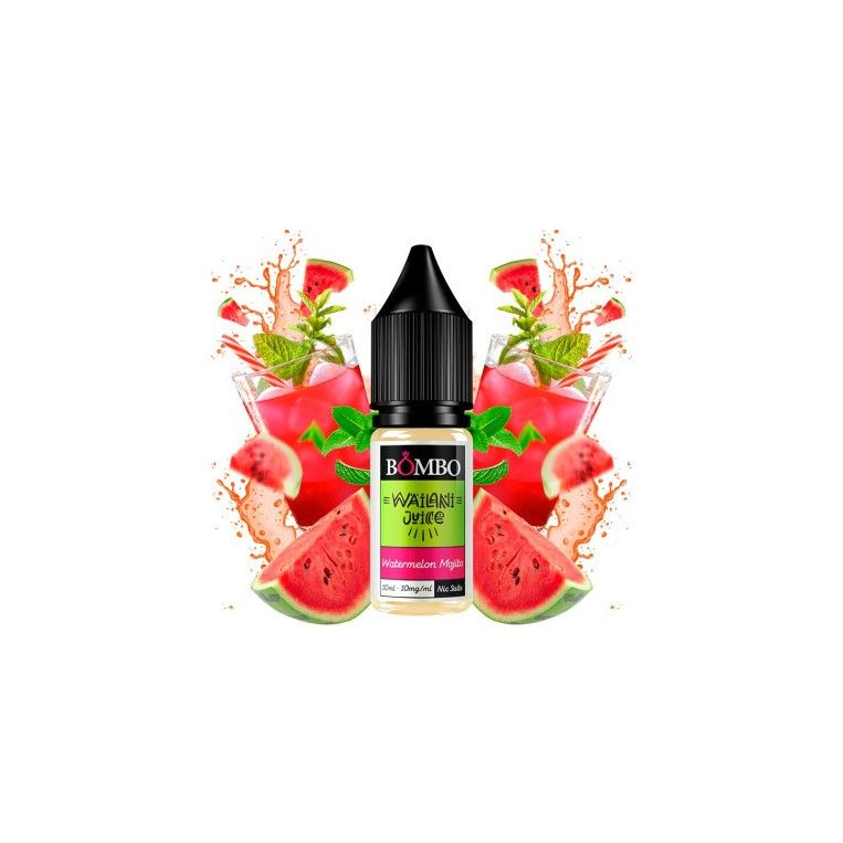 Wassermelonen-Mojito 10 ml – Wailani Juice Nic Salts von Bombo 20 mg Nikotin