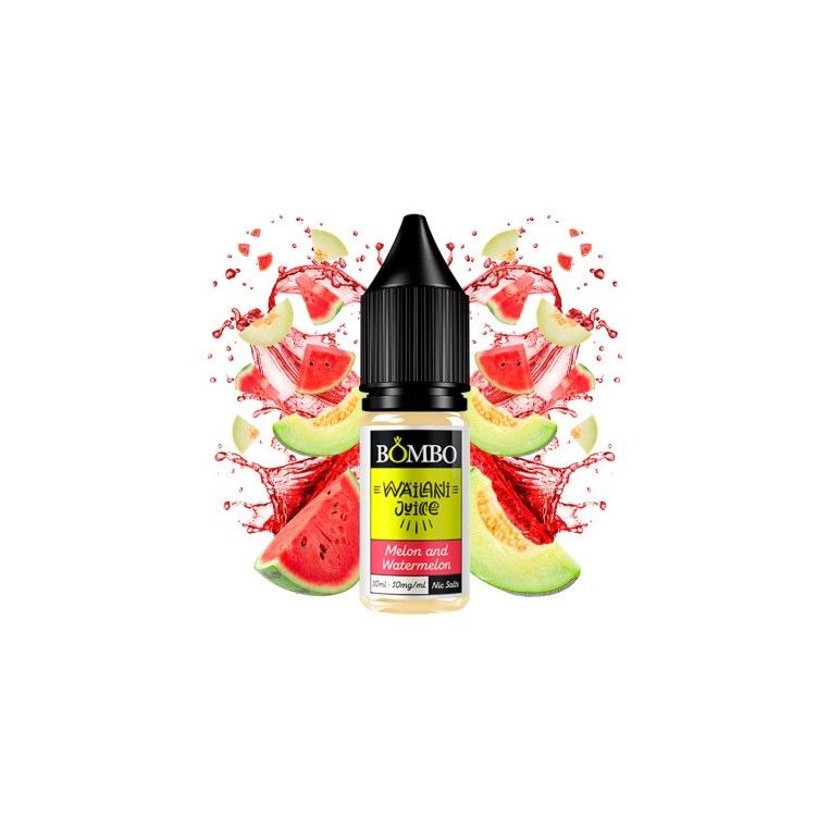 Melone und Wassermelone 10 ml – Wailani Juice Nic Salts von Bombo 20 mg Nikotin