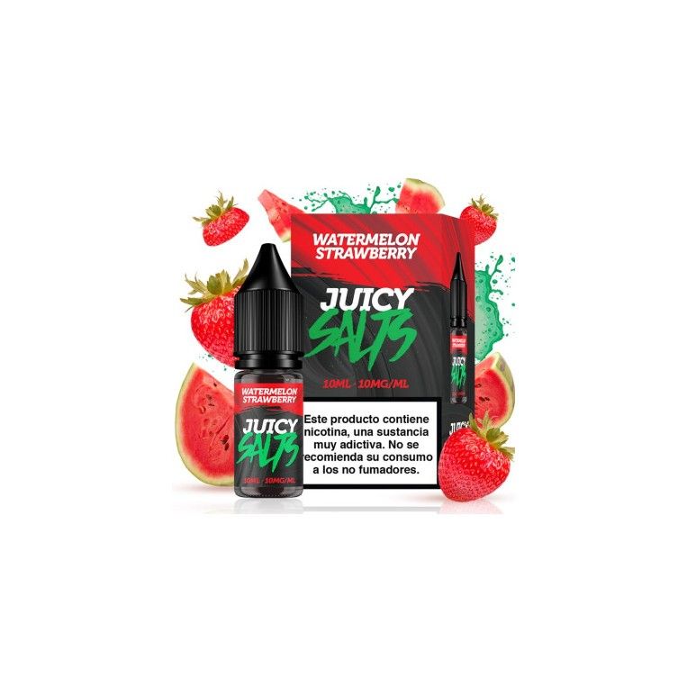 Watermelon Strawberry 10Ml By Juicy Salts 20 mg Nicotina