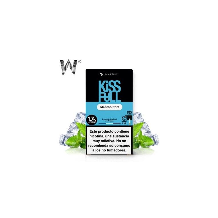 Kiss Full - 4 X Pod 1Ml - Wpod Liquideo 20 mg Nicotina