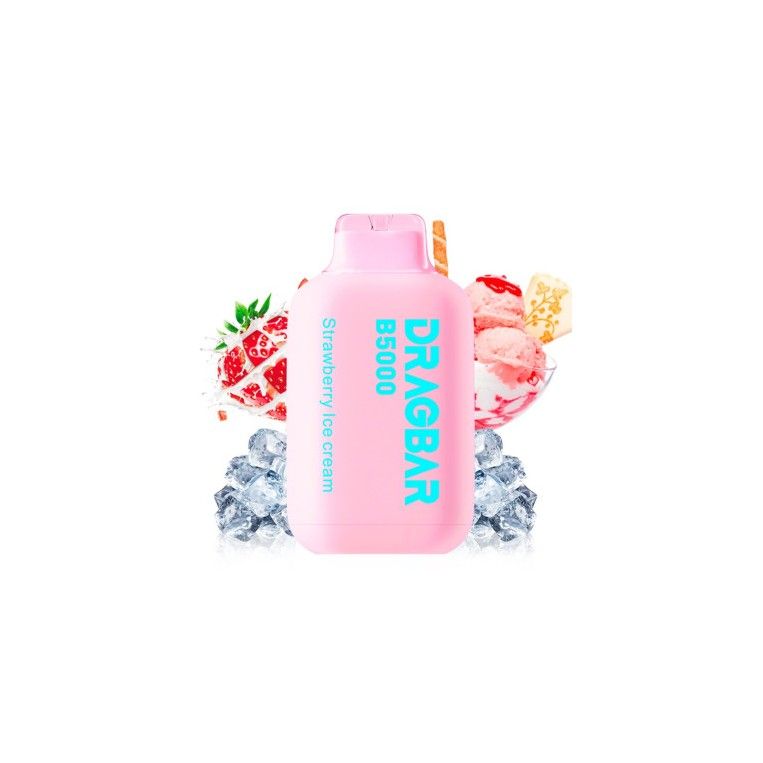 Pod desechable Dragbar B5000 Strawberry Ice Cream by Voopoo