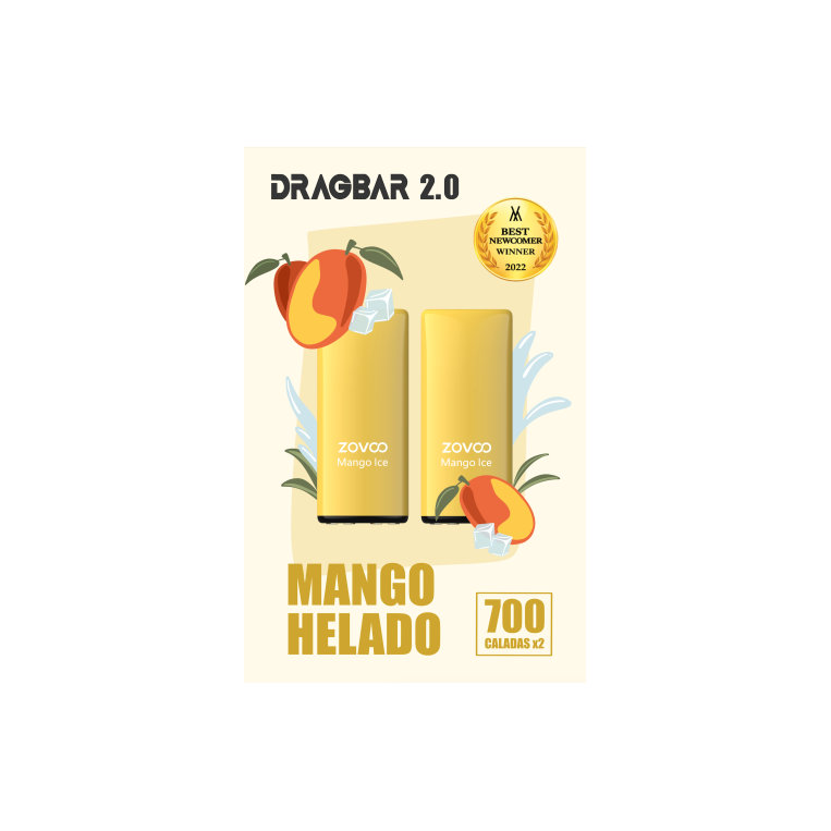 Mango-Eis 20 mg von Dragbar 2.0