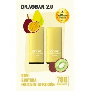 Comprar Kiwi-Passionsfrucht-Guave 20 mg von Dragbar 2.0