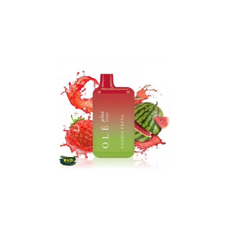 Einweg-Pod Watermelon Strawberry Ole Plus 5000 von Bud Vape