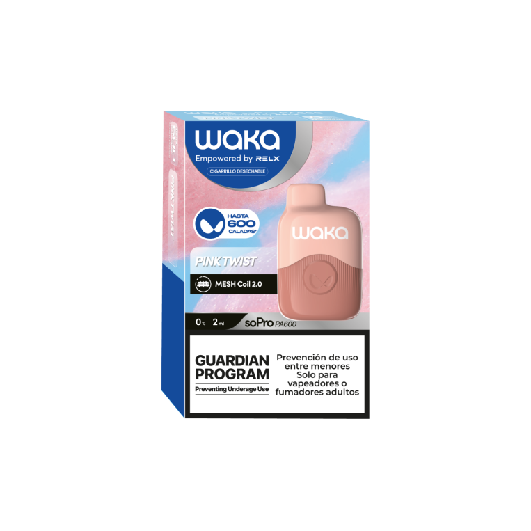 Waka Sopro Pa600 Einwegkapsel – Pink Lemonade 3,5 ml 0 mg von Relx