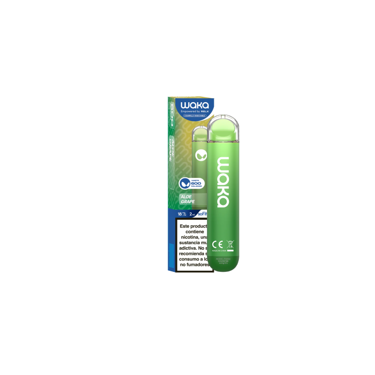 Einweg-Pod Waka Sofit Fa600 – Aloe Grape 2 ml 18 mg von Relx