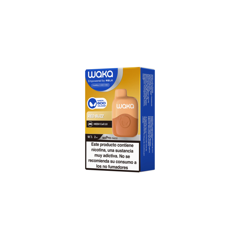Waka Sopro Pa600 Einweg-Pod – Red Buzz 2 ml 18 mg von Relx