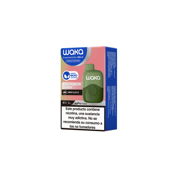 Buy Waka Sopro Disposable Pod - Kiwi Passionfruit Guava 18Mg