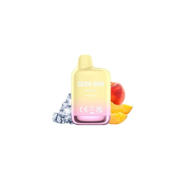 Meloso Einweg-Pod Mini Peach Ice 20 mg von Geek Bar
