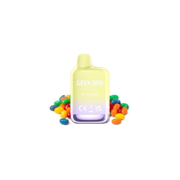 Meloso Einweg-Pod Mini Rainbow Blast 20 mg von Geek Bar