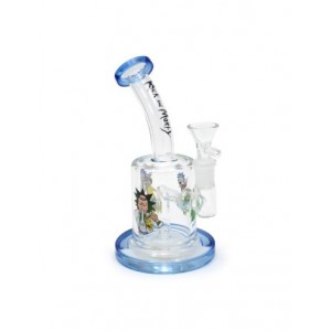 Comprar Bong De Cristal 18cm Bubbler Drum Rick