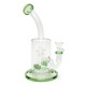 Bong De Cristal 28cm Bubbler Drum Con Percolador