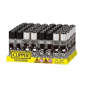 Comprar Clipper Classic großes Party-Totenkopf-Feuerzeug