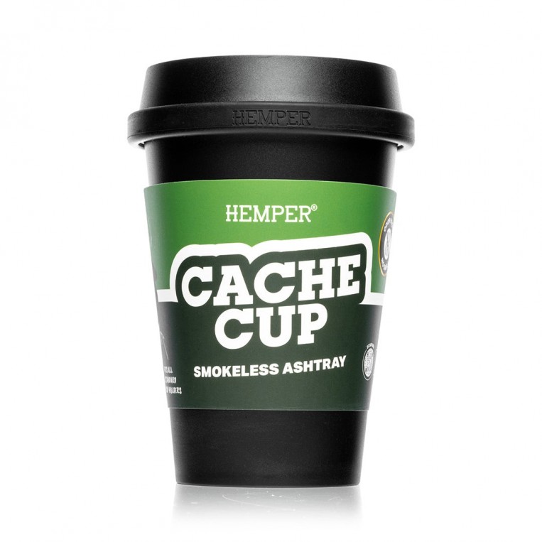 Cache Cup Rauchfreier Aschenbecher Schwarz