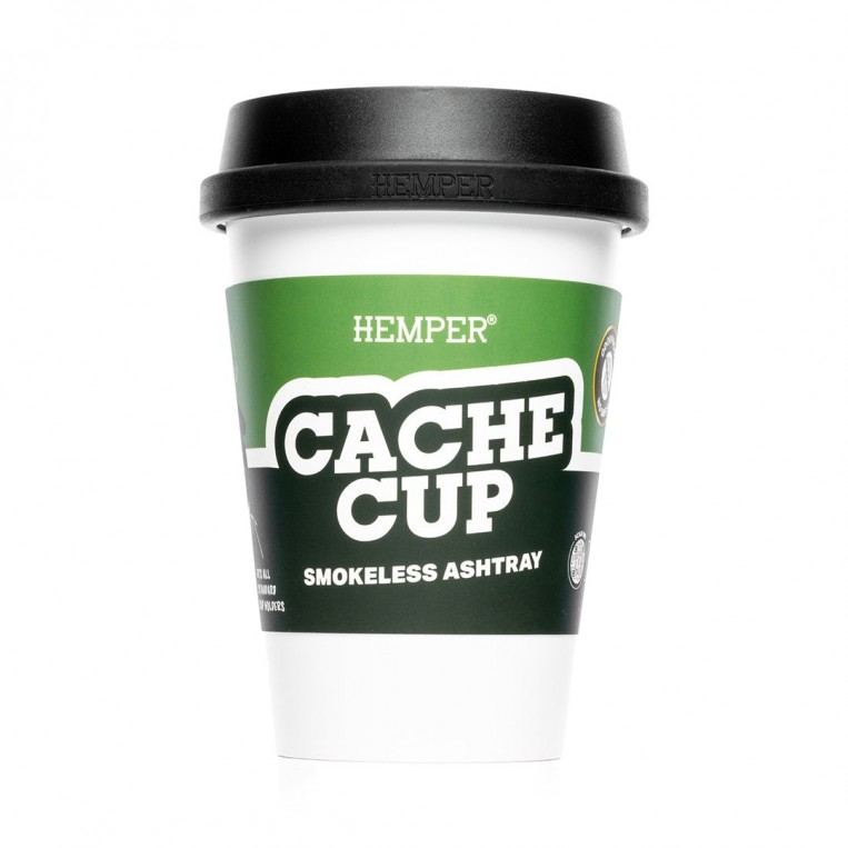 Cache Cup Smokeless Ashtray Blanco