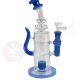 Bong De Cristal 29cm Bubbler Drum Con Percolador Azul