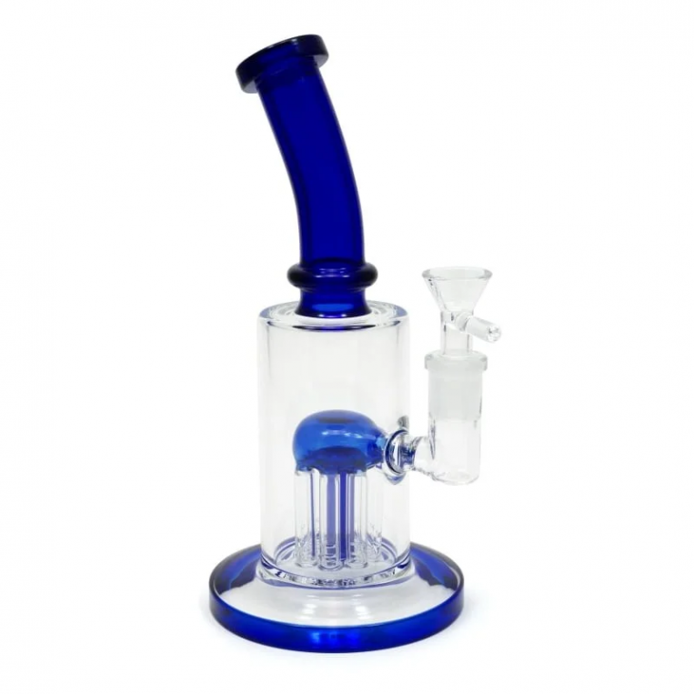 Bong De Cristal 18cm Bubbler Drum Con Percolador Medusa