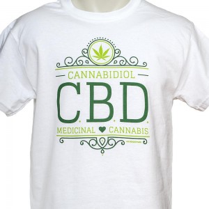 Comprar Weißes CBD-T-Shirt