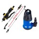 Kit de Riego Lanza Telescopica 94 a 136cm con Bomba 5000L