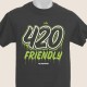 Camiseta 420 Friendly Negra