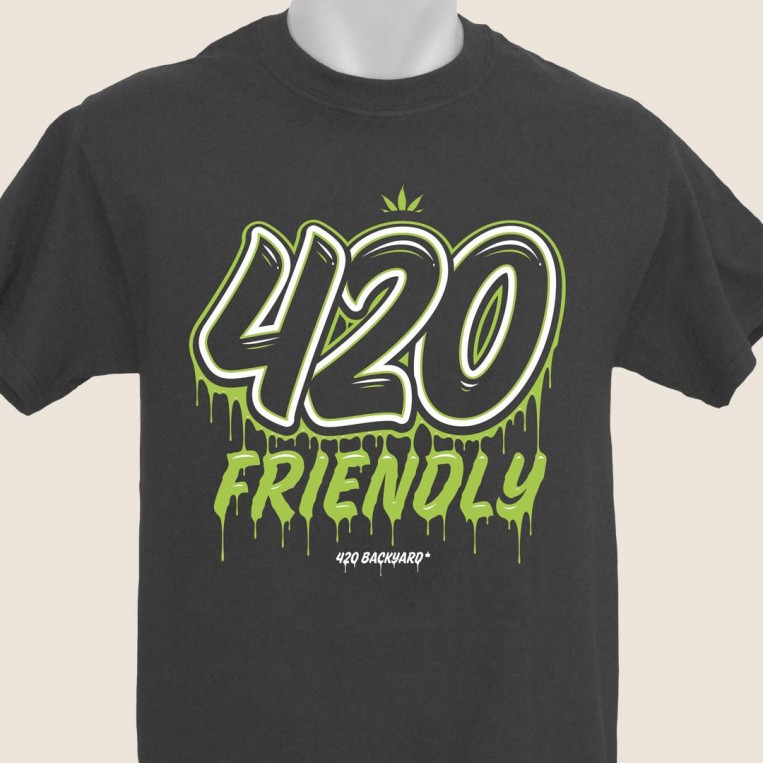 Camiseta 420 Friendly Gris
