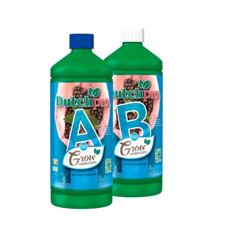 Hydro Coco A+B Grow Agua Blanda Dutchpro