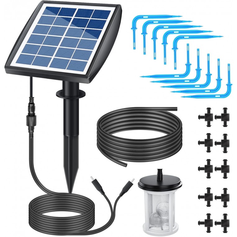 Kit Riego Solar Goteo 15 Plantas